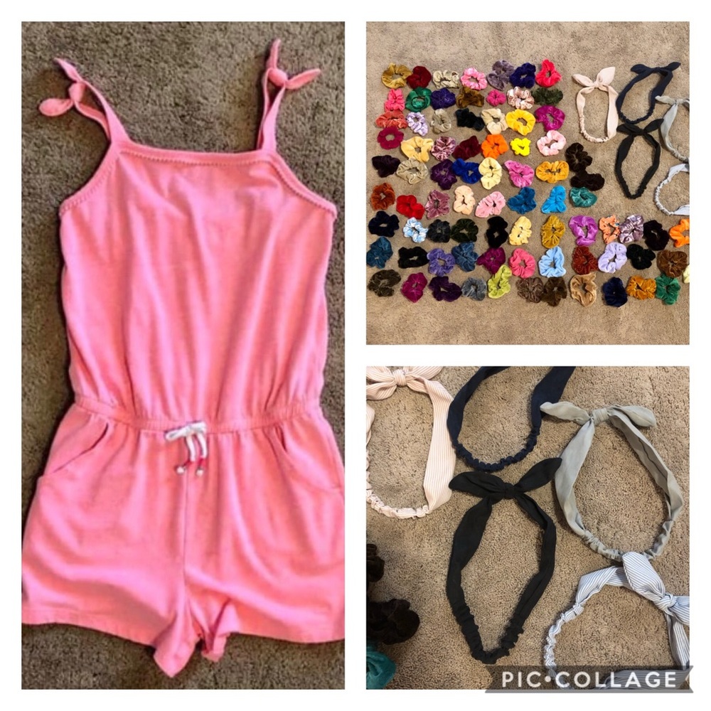 Girls Romper & Hair Stuff Bundle